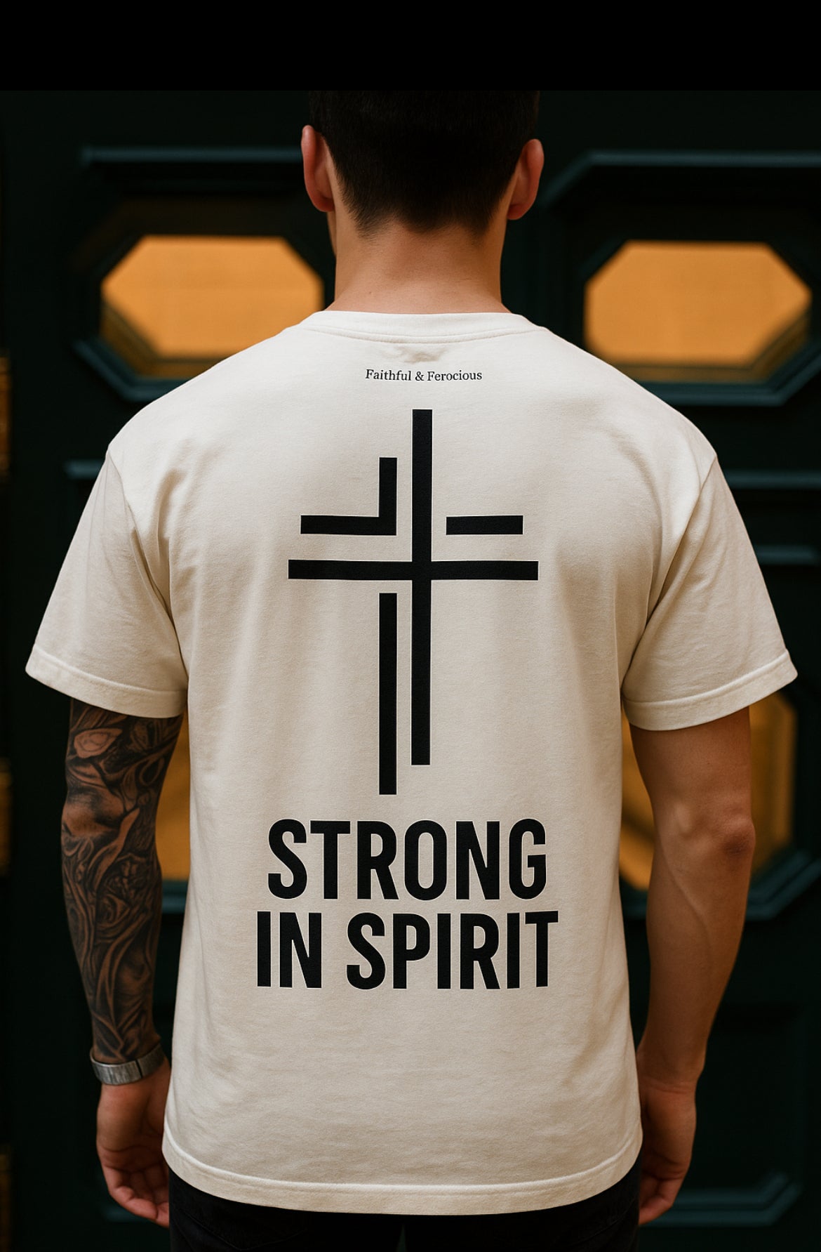 Faithful & Ferocious Tee – Comfort Colors® Christian Apparel