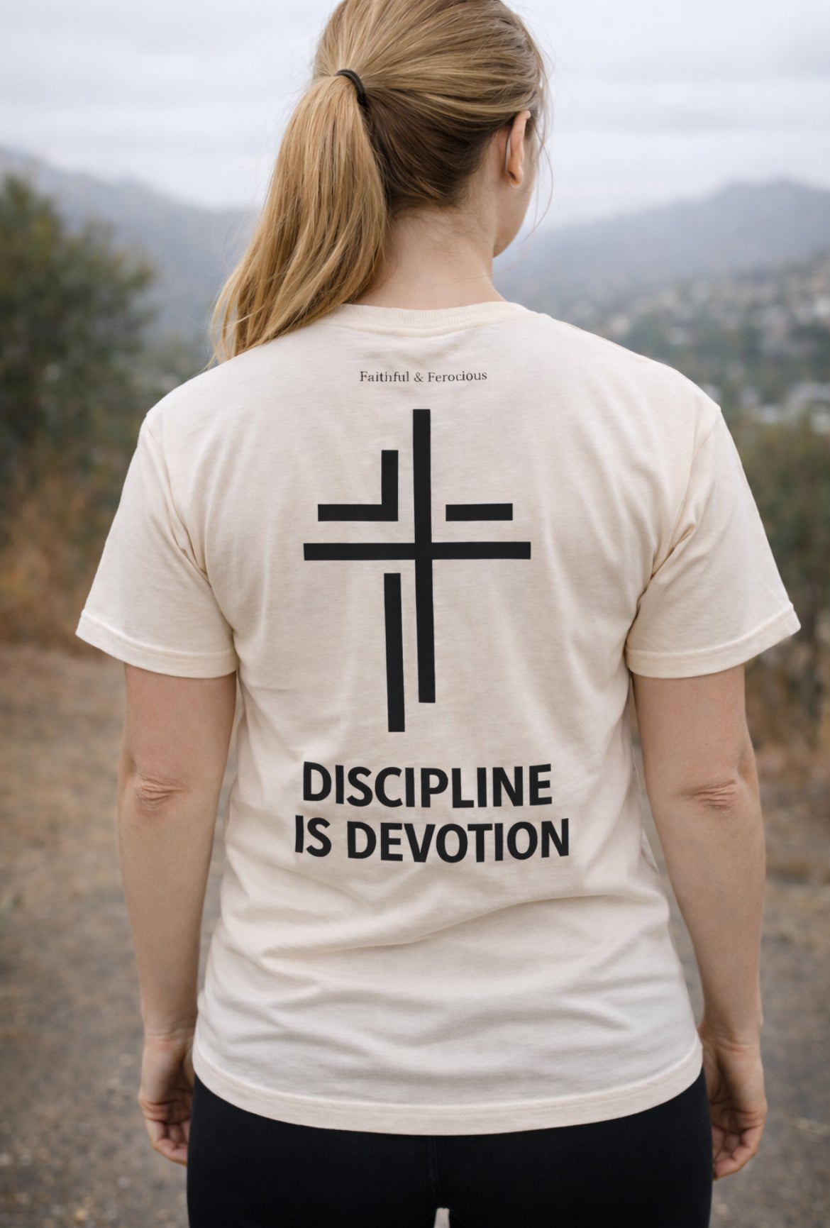 Faithful & Ferocious Tee – Comfort Colors® Christian Apparel