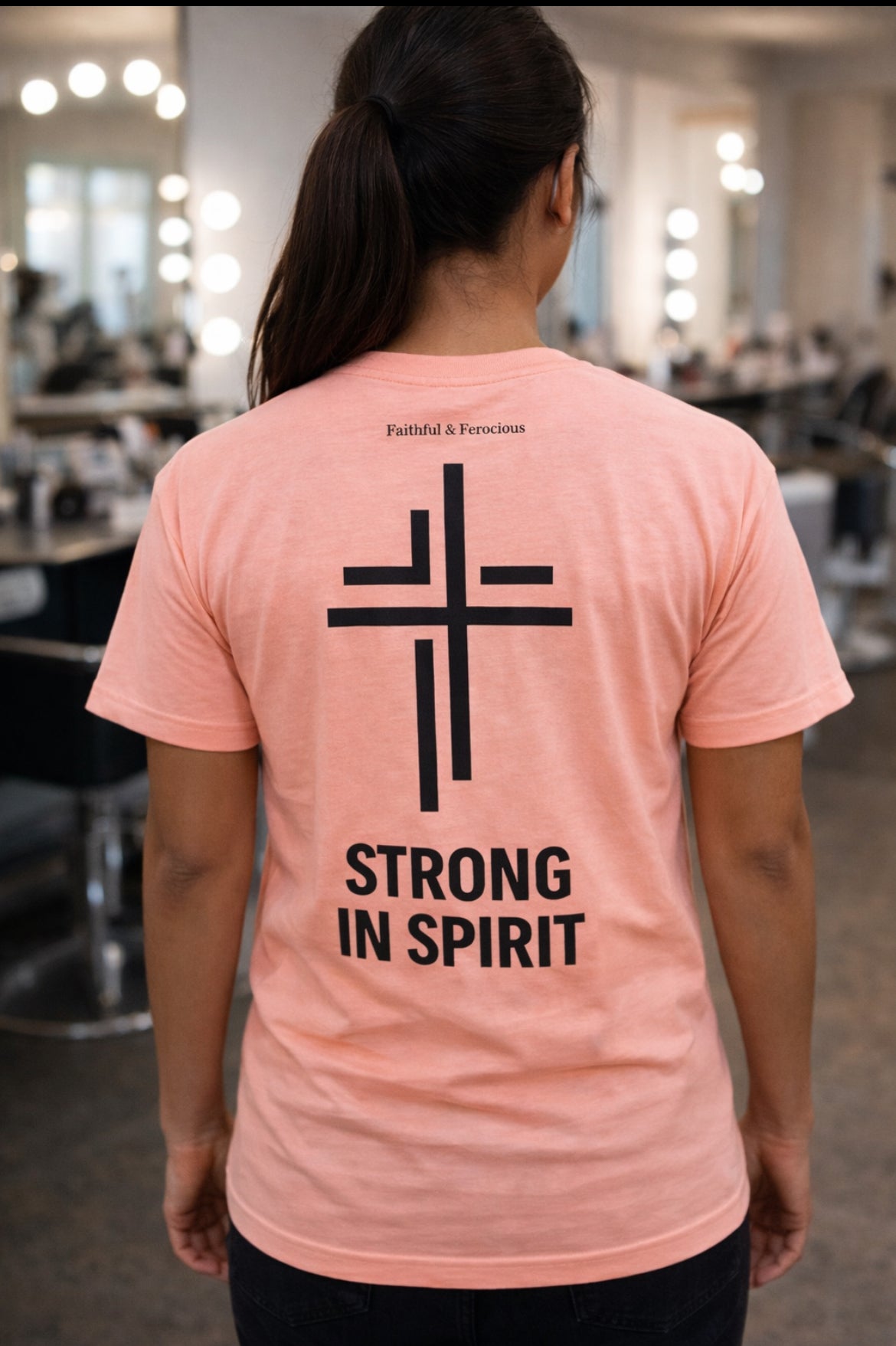 Faithful & Ferocious Tee – Comfort Colors® Christian Apparel